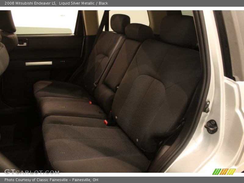 Liquid Silver Metallic / Black 2008 Mitsubishi Endeavor LS