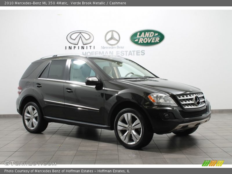 Verde Brook Metallic / Cashmere 2010 Mercedes-Benz ML 350 4Matic
