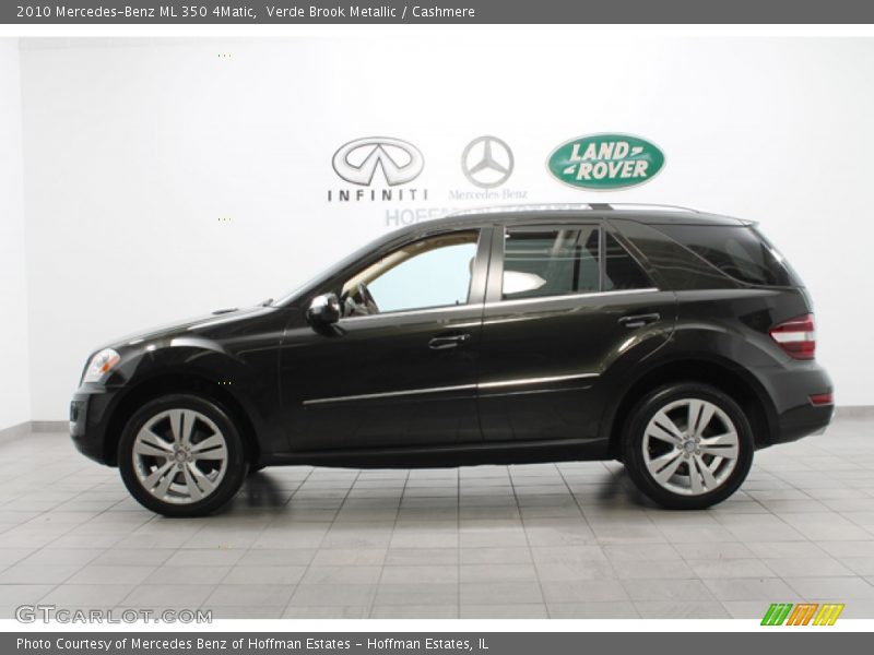 Verde Brook Metallic / Cashmere 2010 Mercedes-Benz ML 350 4Matic