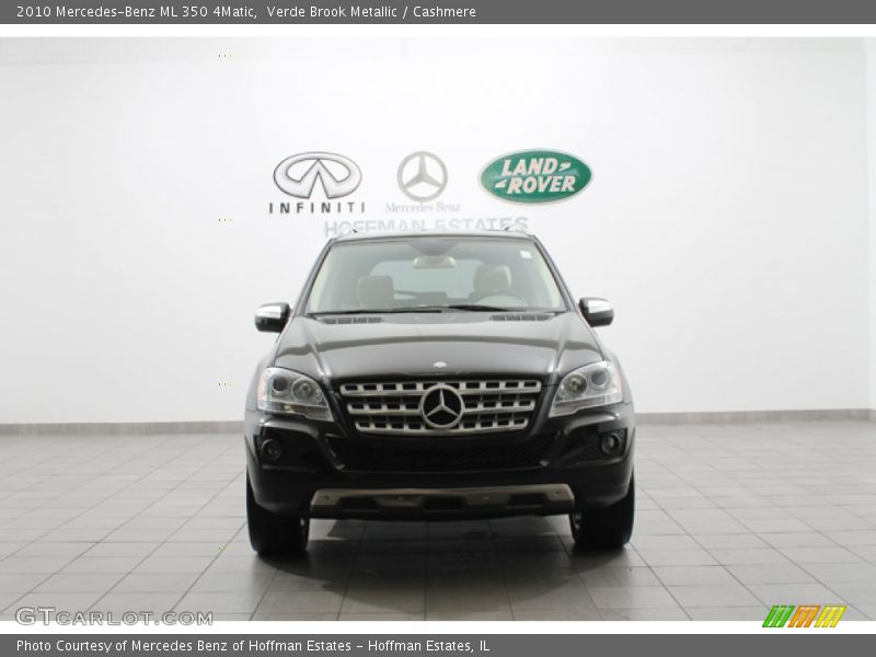 Verde Brook Metallic / Cashmere 2010 Mercedes-Benz ML 350 4Matic