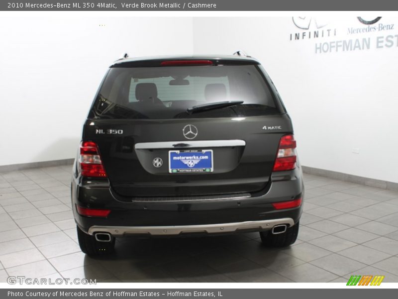 Verde Brook Metallic / Cashmere 2010 Mercedes-Benz ML 350 4Matic