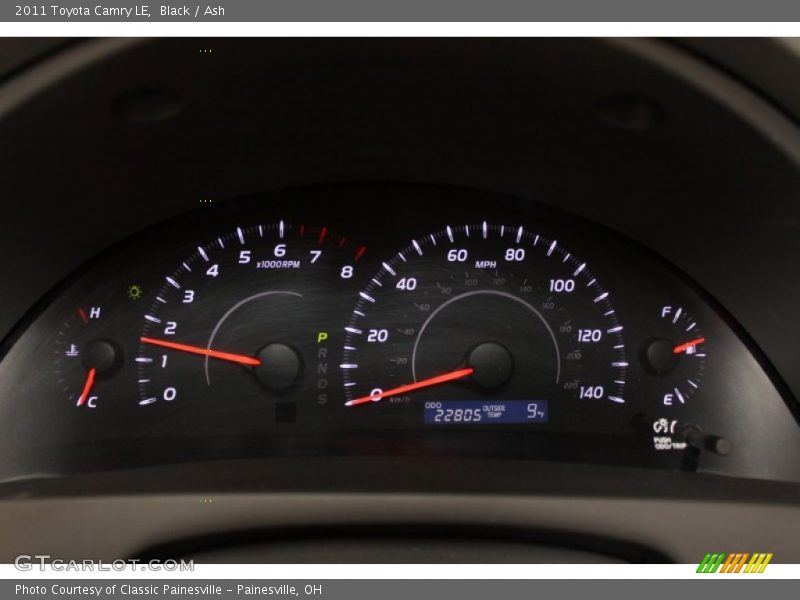 Black / Ash 2011 Toyota Camry LE