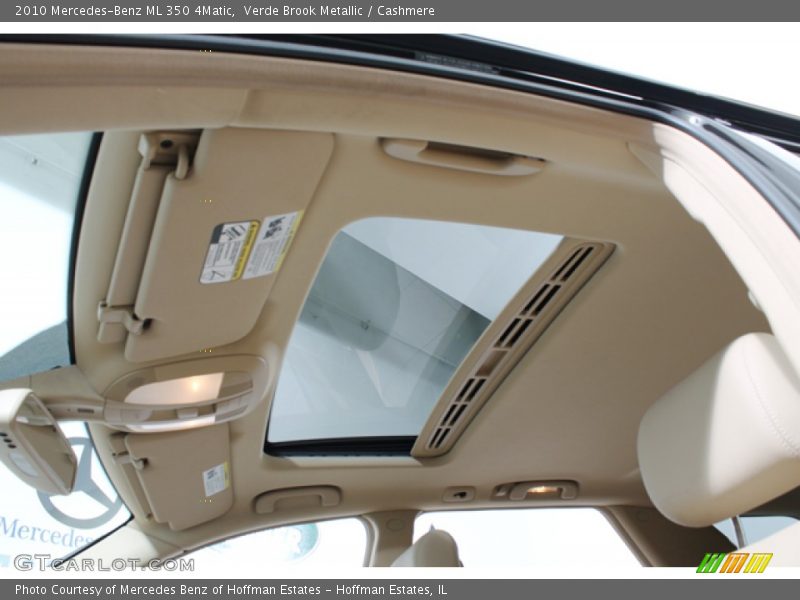 Sunroof of 2010 ML 350 4Matic
