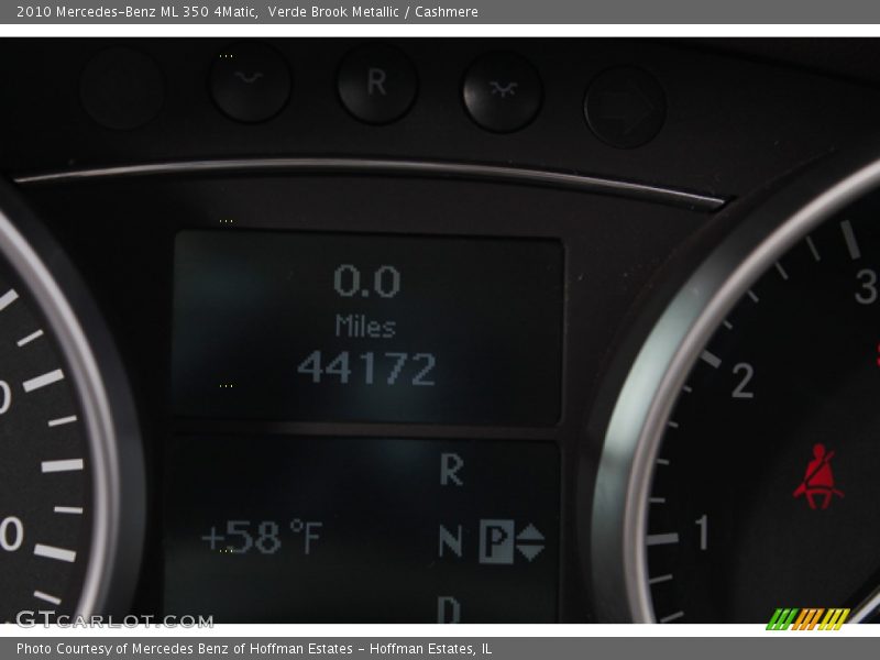 Verde Brook Metallic / Cashmere 2010 Mercedes-Benz ML 350 4Matic