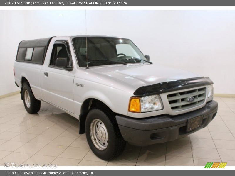 Silver Frost Metallic / Dark Graphite 2002 Ford Ranger XL Regular Cab