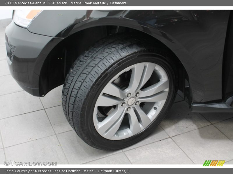 Verde Brook Metallic / Cashmere 2010 Mercedes-Benz ML 350 4Matic