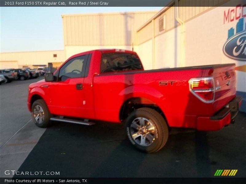 Race Red / Steel Gray 2013 Ford F150 STX Regular Cab