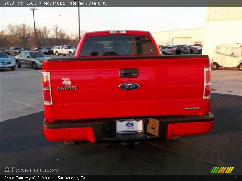 Race Red / Steel Gray 2013 Ford F150 STX Regular Cab