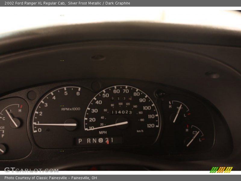 Silver Frost Metallic / Dark Graphite 2002 Ford Ranger XL Regular Cab