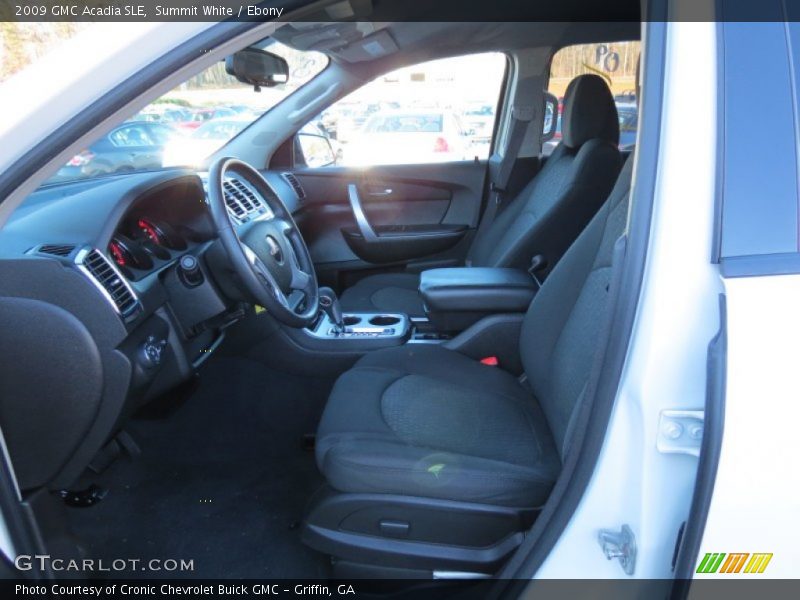 Summit White / Ebony 2009 GMC Acadia SLE