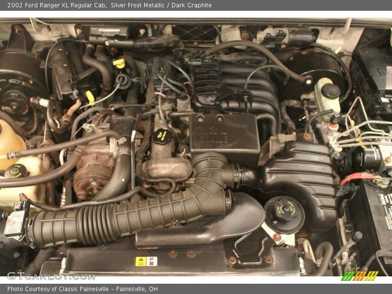 Silver Frost Metallic / Dark Graphite 2002 Ford Ranger XL Regular Cab