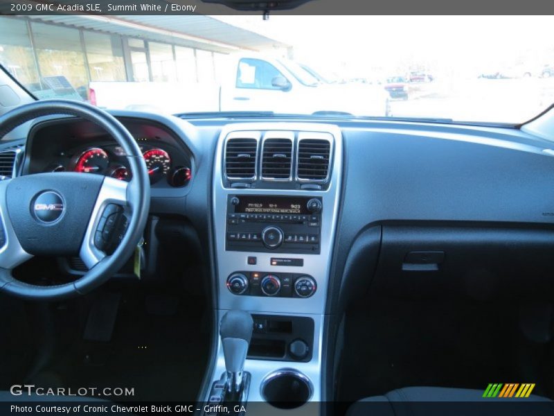 Summit White / Ebony 2009 GMC Acadia SLE