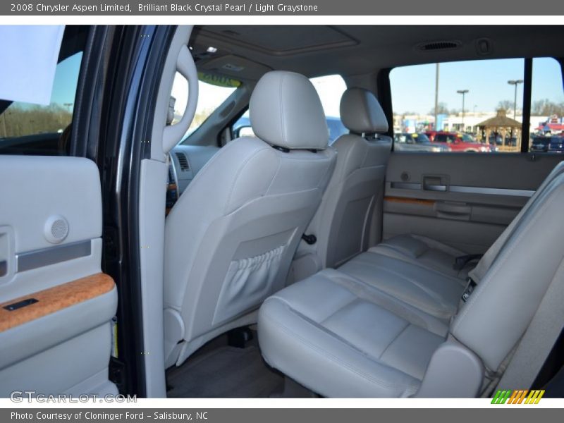 Brilliant Black Crystal Pearl / Light Graystone 2008 Chrysler Aspen Limited