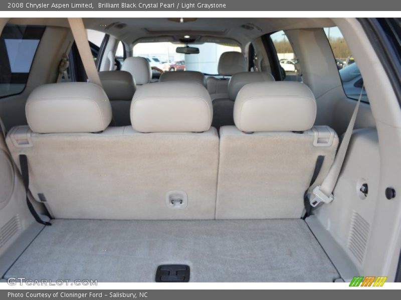 Brilliant Black Crystal Pearl / Light Graystone 2008 Chrysler Aspen Limited