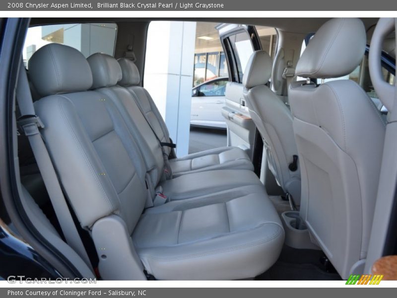 Brilliant Black Crystal Pearl / Light Graystone 2008 Chrysler Aspen Limited