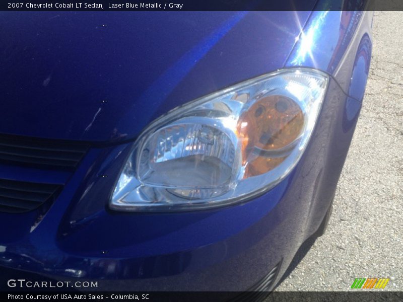 Laser Blue Metallic / Gray 2007 Chevrolet Cobalt LT Sedan