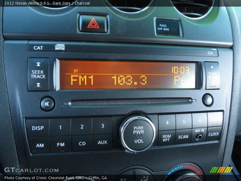 Dark Slate / Charcoal 2012 Nissan Altima 2.5 S