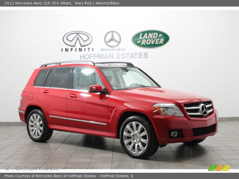 Mars Red / Almond/Black 2011 Mercedes-Benz GLK 350 4Matic