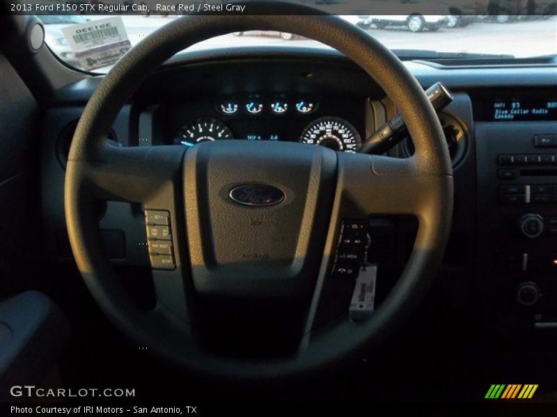 Race Red / Steel Gray 2013 Ford F150 STX Regular Cab