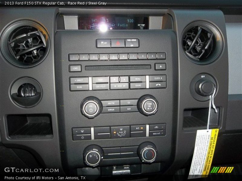 Race Red / Steel Gray 2013 Ford F150 STX Regular Cab