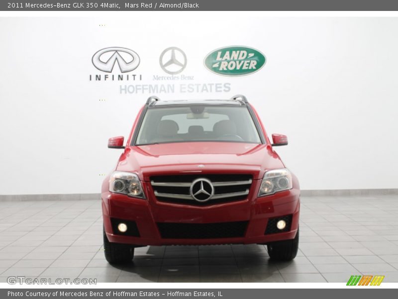 Mars Red / Almond/Black 2011 Mercedes-Benz GLK 350 4Matic