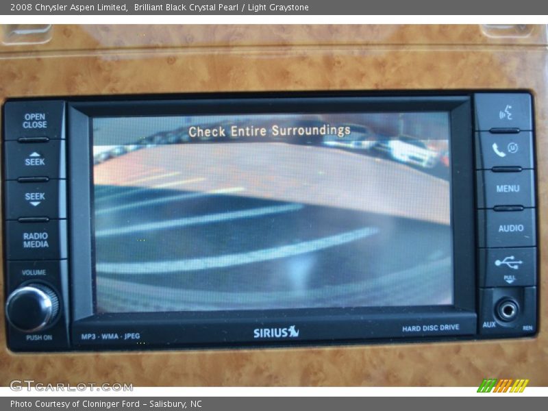 Brilliant Black Crystal Pearl / Light Graystone 2008 Chrysler Aspen Limited