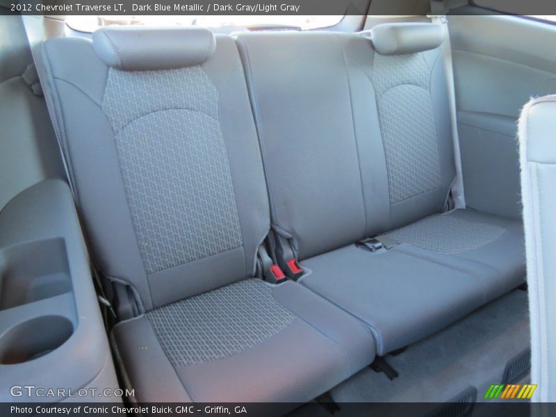 Dark Blue Metallic / Dark Gray/Light Gray 2012 Chevrolet Traverse LT
