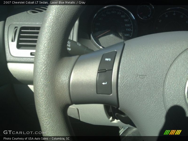 Laser Blue Metallic / Gray 2007 Chevrolet Cobalt LT Sedan