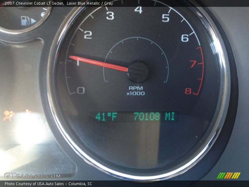 Laser Blue Metallic / Gray 2007 Chevrolet Cobalt LT Sedan