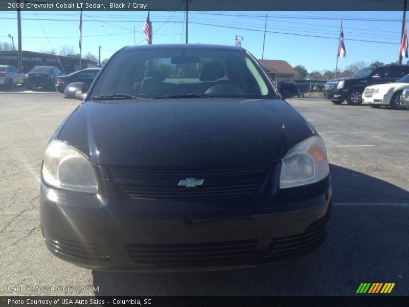 Black / Gray 2008 Chevrolet Cobalt LT Sedan