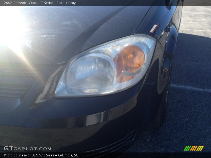 Black / Gray 2008 Chevrolet Cobalt LT Sedan