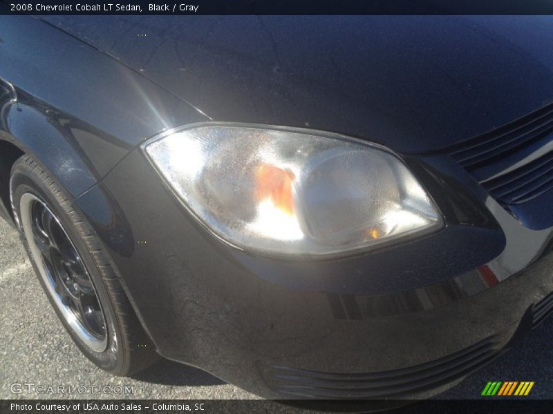 Black / Gray 2008 Chevrolet Cobalt LT Sedan