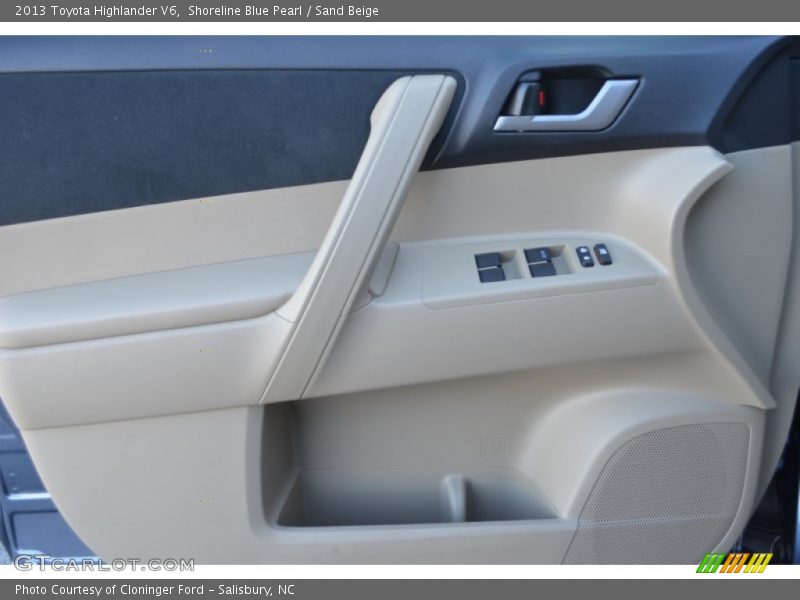 Shoreline Blue Pearl / Sand Beige 2013 Toyota Highlander V6