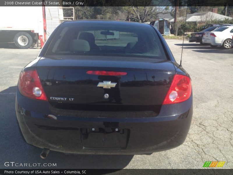 Black / Gray 2008 Chevrolet Cobalt LT Sedan