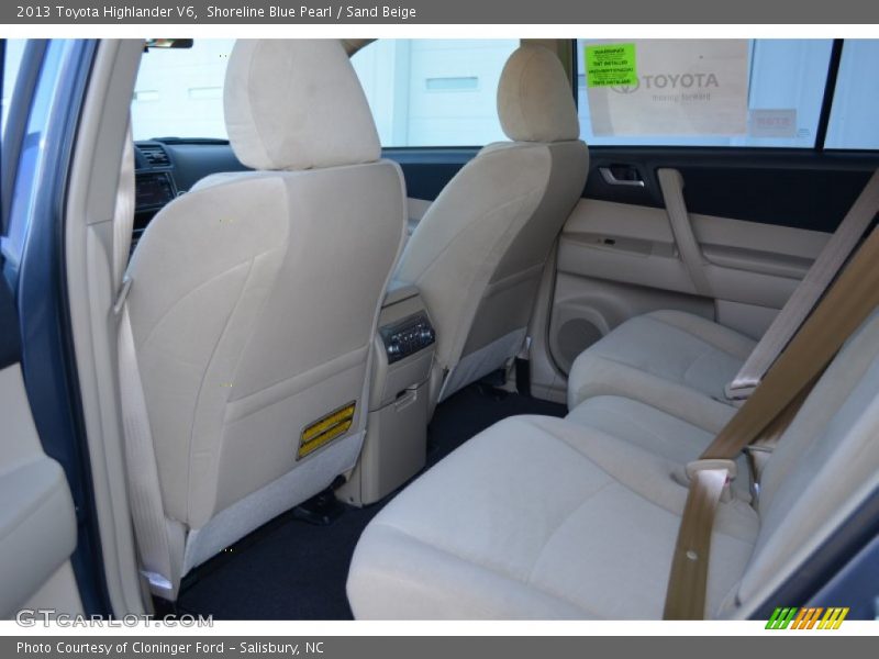 Shoreline Blue Pearl / Sand Beige 2013 Toyota Highlander V6