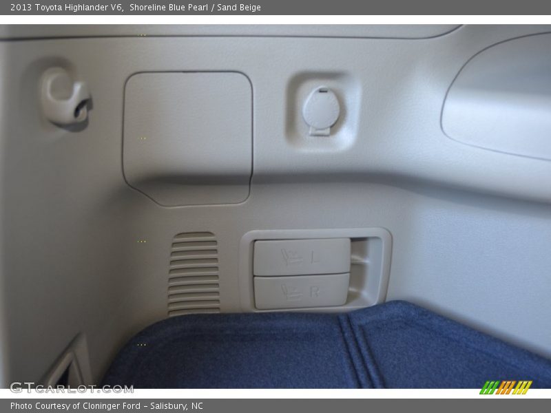 Shoreline Blue Pearl / Sand Beige 2013 Toyota Highlander V6