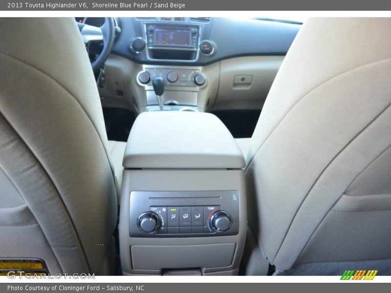 Shoreline Blue Pearl / Sand Beige 2013 Toyota Highlander V6