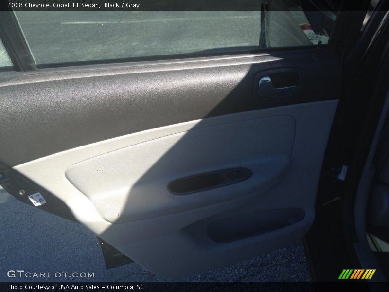 Black / Gray 2008 Chevrolet Cobalt LT Sedan