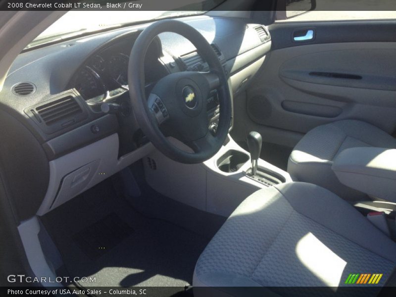 Black / Gray 2008 Chevrolet Cobalt LT Sedan