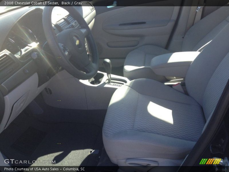 Black / Gray 2008 Chevrolet Cobalt LT Sedan