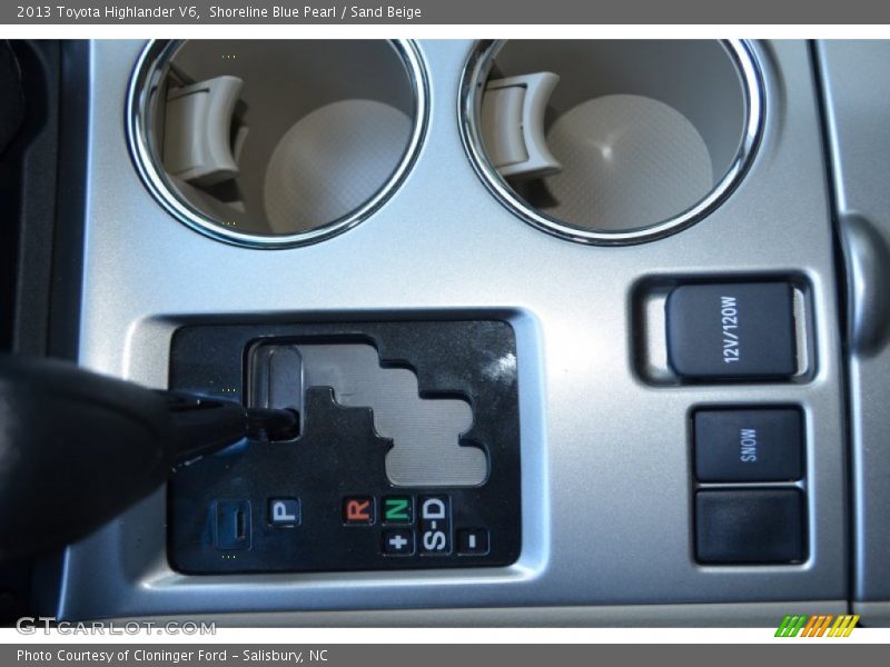 Shoreline Blue Pearl / Sand Beige 2013 Toyota Highlander V6
