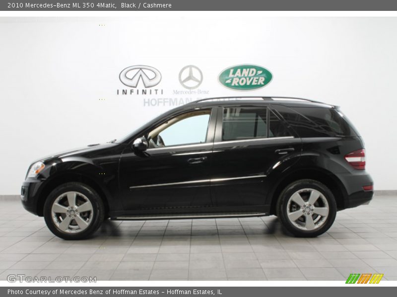 Black / Cashmere 2010 Mercedes-Benz ML 350 4Matic