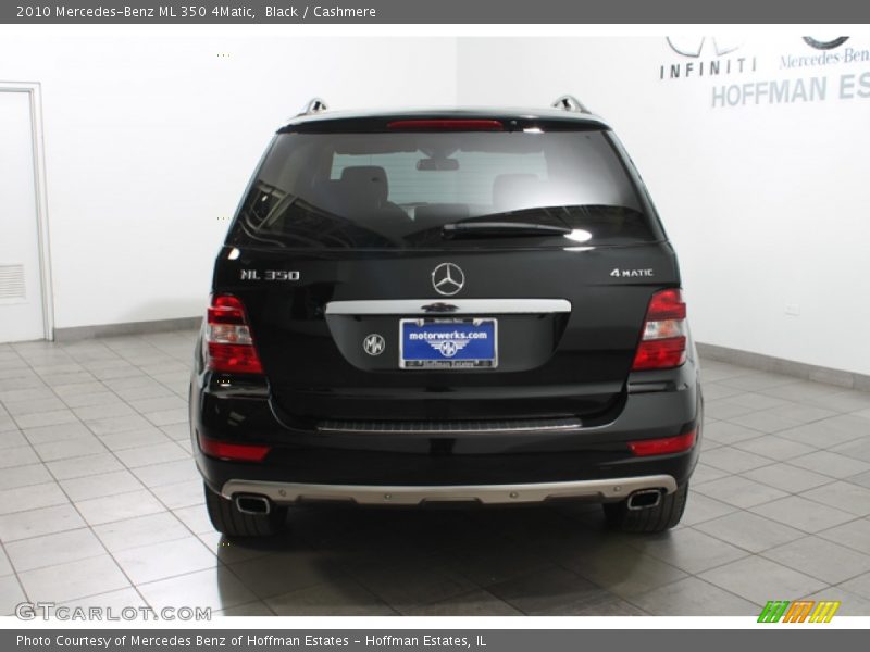 Black / Cashmere 2010 Mercedes-Benz ML 350 4Matic