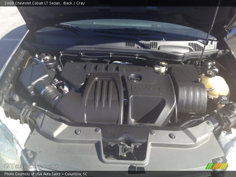 Black / Gray 2008 Chevrolet Cobalt LT Sedan