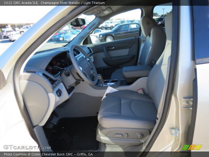 Champagne Silver Metallic / Light Titanium 2013 GMC Acadia SLE