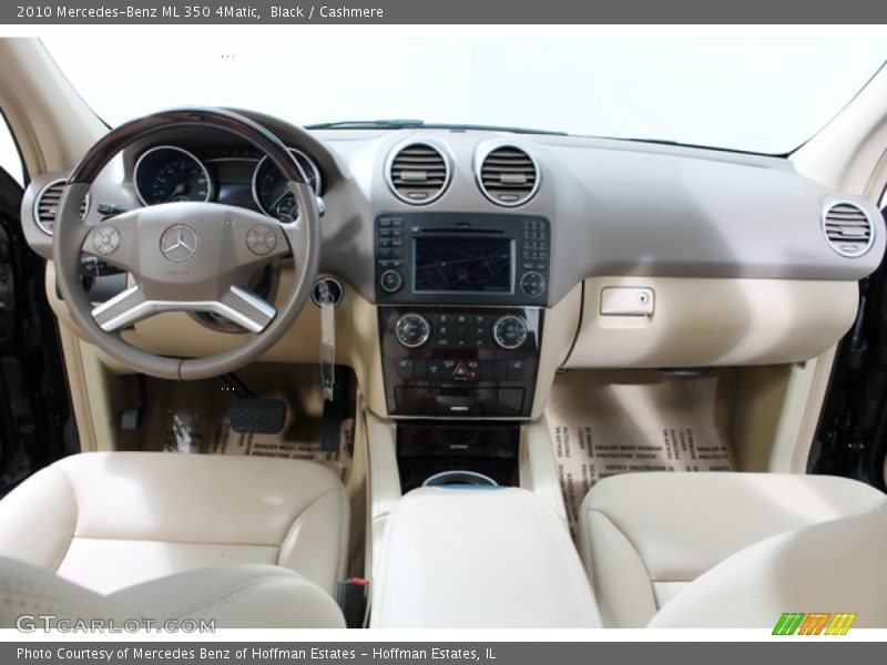 Black / Cashmere 2010 Mercedes-Benz ML 350 4Matic