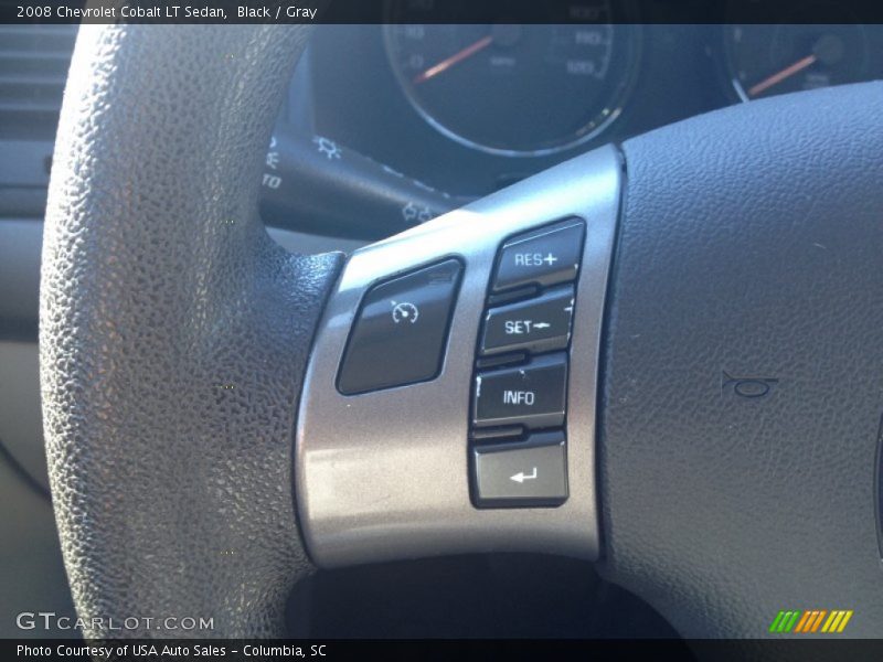 Black / Gray 2008 Chevrolet Cobalt LT Sedan