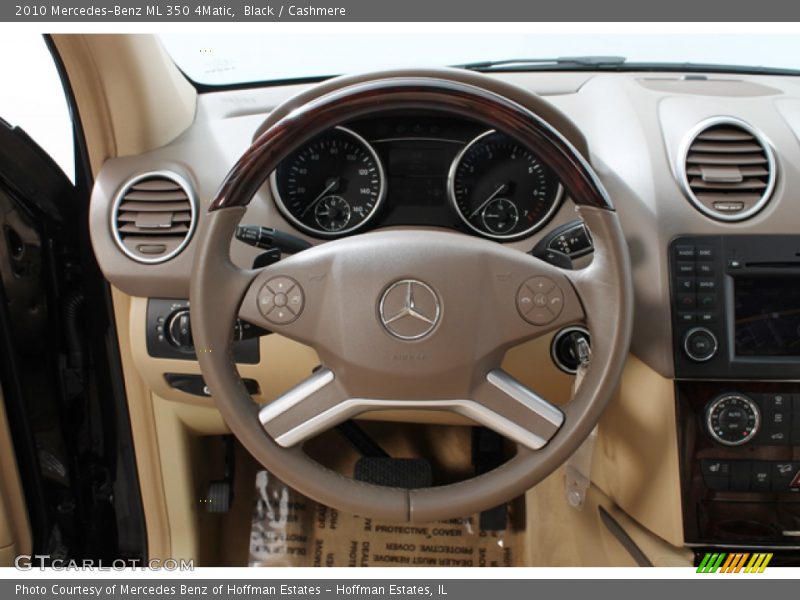 Black / Cashmere 2010 Mercedes-Benz ML 350 4Matic