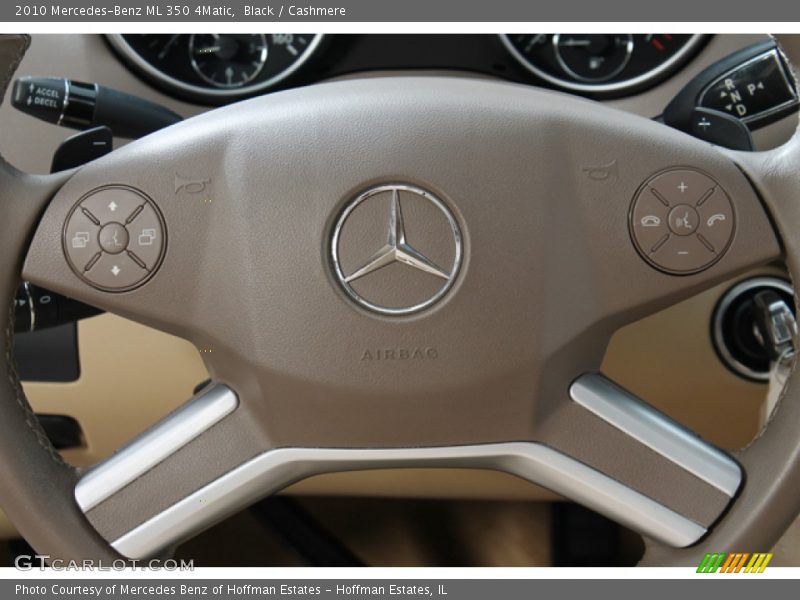 Black / Cashmere 2010 Mercedes-Benz ML 350 4Matic
