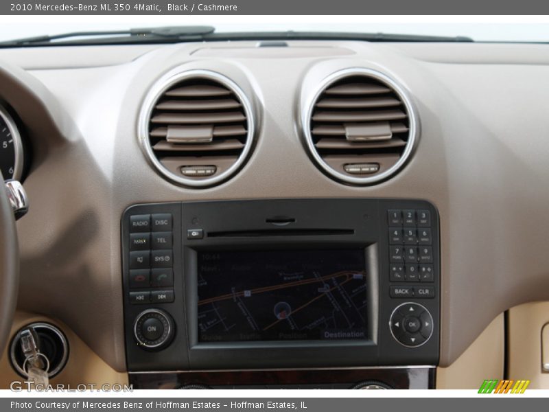 Black / Cashmere 2010 Mercedes-Benz ML 350 4Matic